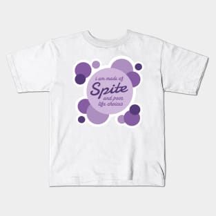Sugar and Spite and Everything Nice (Purple) Kids T-Shirt